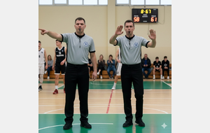 Arbitres Match U11 contre CLAYE-SOUILLY BASKET-BALL